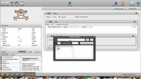 GameSalad: Baby catch game (part 2 of 4)