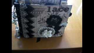 Graphic45 Botanicabella Lace Book and Prima Romance Novel Mini In A Box