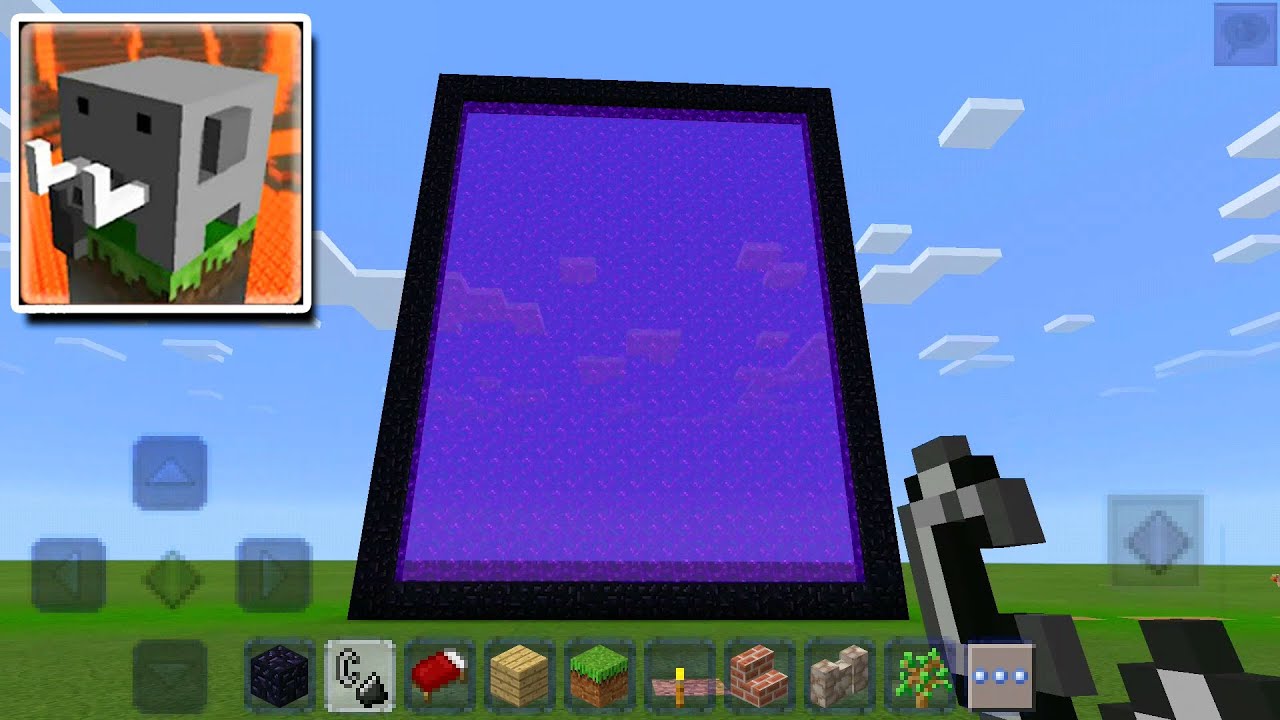 Craftsman: How To Make VERY BIG NETHER PORTAL! *EVER* - YouTube