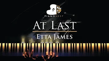 Etta James - At Last - Piano Karaoke / Sing Along Cover with Lyrics