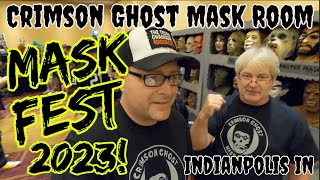 MASK FEST 2023 Indianapolis IN Crimson Ghost Mask Room Halloween Mask Festival