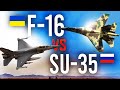 F16 vs su35  qui va dominer le ciel en 2024 