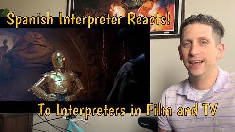 Spanish Interpreter Reacts to Interpreter Scenes in Film and TV
