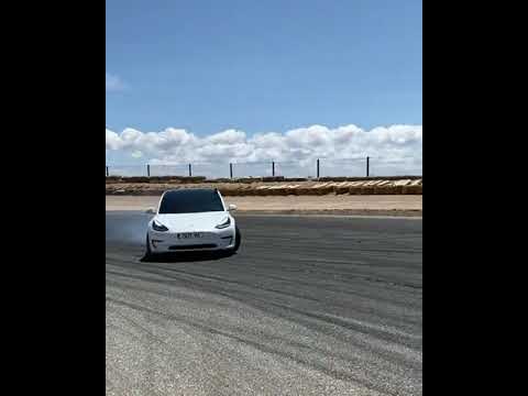 Who said tesla can't drift ⚡️ ⚡️