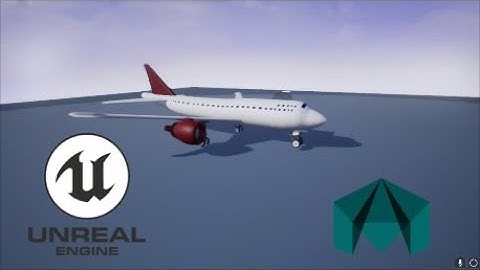 3D Airplane Interior and Exterior | Maya work | UnrealEngine Rendering
