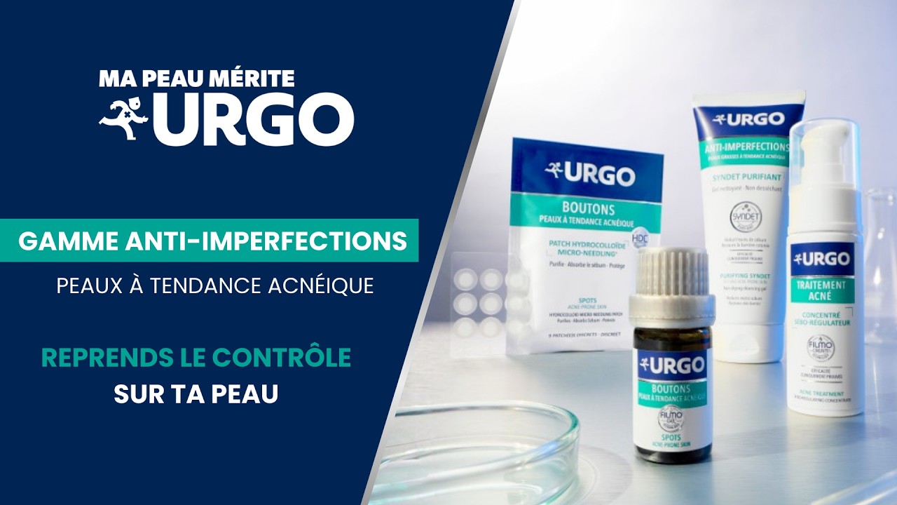 Reprends le contrôle sur ta peau avec la gamme URGO Anti-imperfections