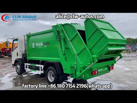 SINOTRUK HOWO 6m3 Garbage Compactor Truck Waste Management Truck for Nigeria