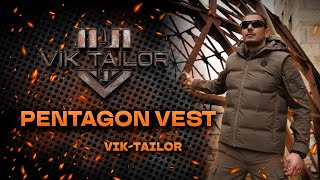 Pentagon Vest | Dark Olive | Vik-Tailor