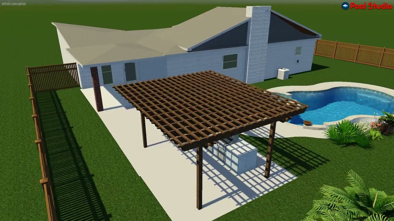 Blue Haven custom pool, spa, pergola projects