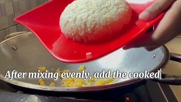 How to Make Fried Rice | English Cooking Practice✨