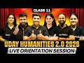 UDAY HUMANITIES 2.0 2026 Batch Orientation 🎯 Classes Starting From 15th July 2025 🚀