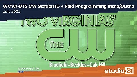 WVVA-DT2 Two Virginias’ CW Station ID + Paid Programming Intro/Outro, 7/2021