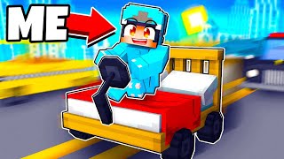 I Turned my Bed into a Race Car in Minecraft!