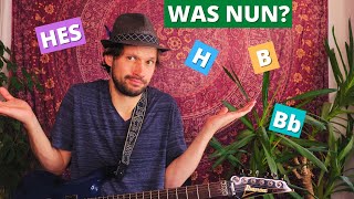 Gitarre Theorie verstehen - warum H und B?