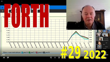 Jos Ven SPS30 air quality sensor in ESP32-CForth  #29 2022 Forth2020 group