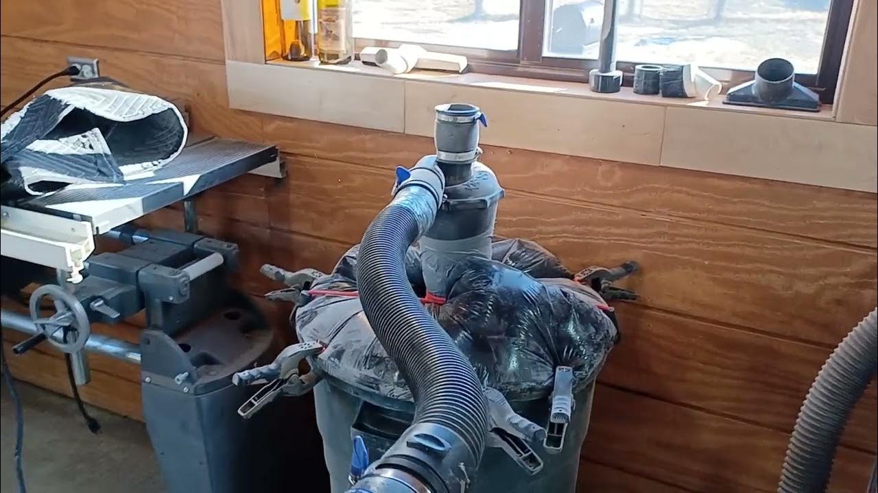 Dewalt DW735 Planer Dust Collection YouTube