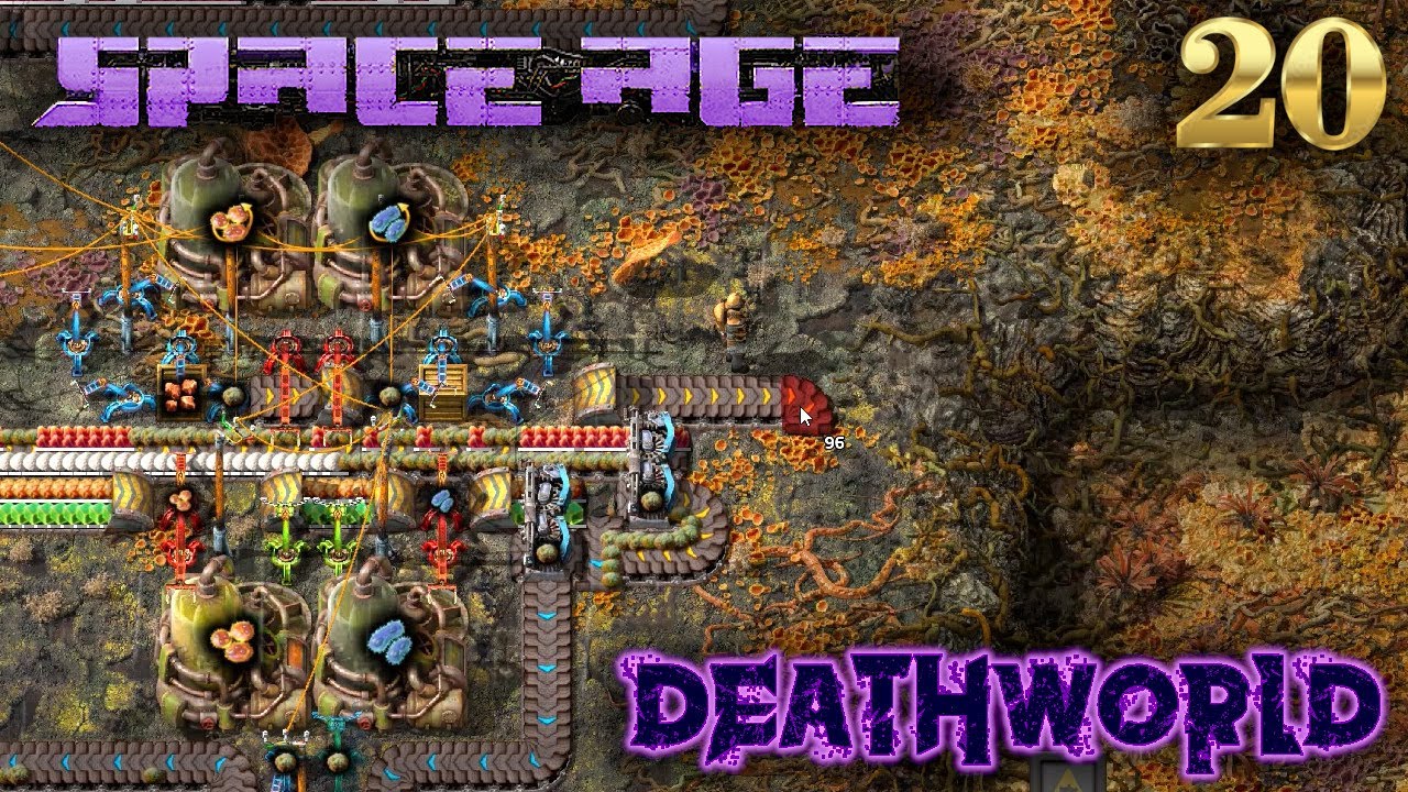 100% Organic Ore - Space Age Deathworld (Factorio), Ep 20 - YouTube