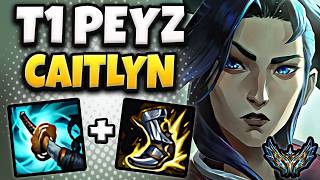 T1 Peyz Caitlyn vs Ezreal [ ADC ] Patch 26.6 Korea Challenger 1887 LP