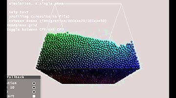 Bullet multiple particles -  App ParticlesOpenCL