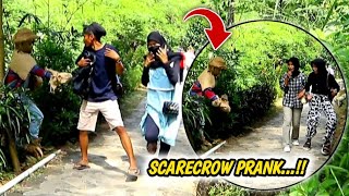 Funny Momment Scarecrow Prank !! Lucu dan Ngakak 😂