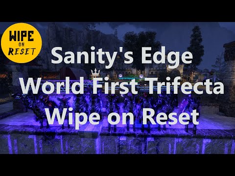 ESO – Sanity's Edge – World First Trifecta – Wipe on Reset – Stamina Sorcerer