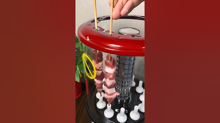 Rotating Kebab Griller with 12 Skewers – Easy BBQ at Home! #kebabgrill #electricbbq