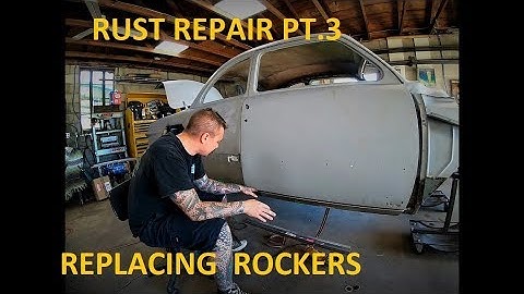 FORD SHOEBOX RUST REPAIR PT. 3 REPLACING ROCKERS