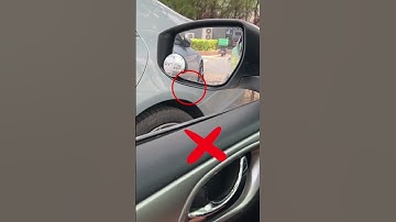 Correctly adjusting your rearview mirror can help you reduce traffic accidents!#car  #tips #cars