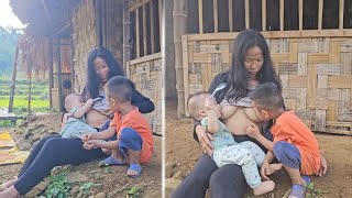 18-Year-Old Single Mother Harvesting Jackfruit | A Strange Woman Appears