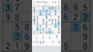 Sudoku Free Classic Puzzles Android | Daily Challenge September 11, 2021 screenshot 3