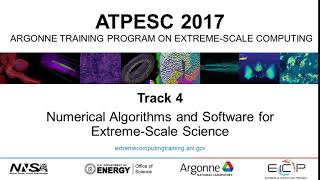 Numerical Algorithms and Software for Extreme-Scale Science