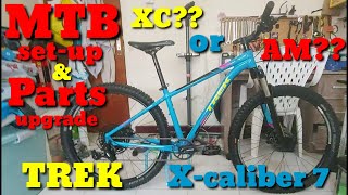 Trek X Caliber 7 / MTB SET-UP AND PARTS 
