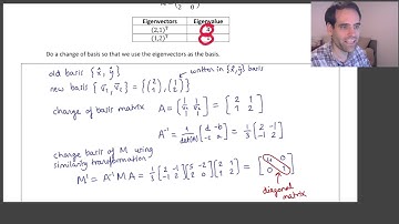 2.4 Eigenvalues & Eigenvectors - #17 Diagonalization Using Eigenbasis