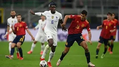 Pual Pogba VS Spain | UEFA Nations League | Champion  (11/10/21)