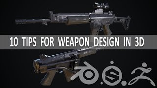 10 Weapon Design Tips for 3d Artists