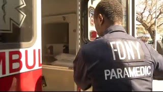 NY Exploring on News 12 - Bronx - FDNY paramedic inducted