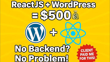 How I Made $500 with ReactJS + WordPress | No Backend Needed! 💰🔥