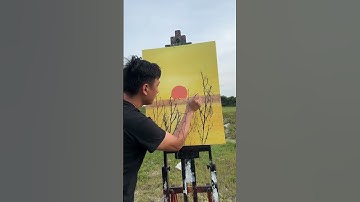 Innovative and creative tree branch artwork #followingjitterbugs to learn how to draw #drawwhenyouwa