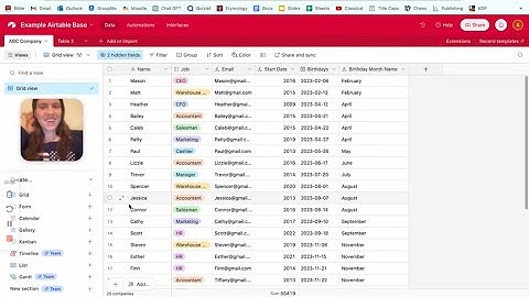 How to Sort Data Alphabetically in Airtable