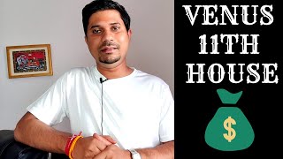 Venus in 11th House in Vedic Astrology (Venus in the Eleventh House)