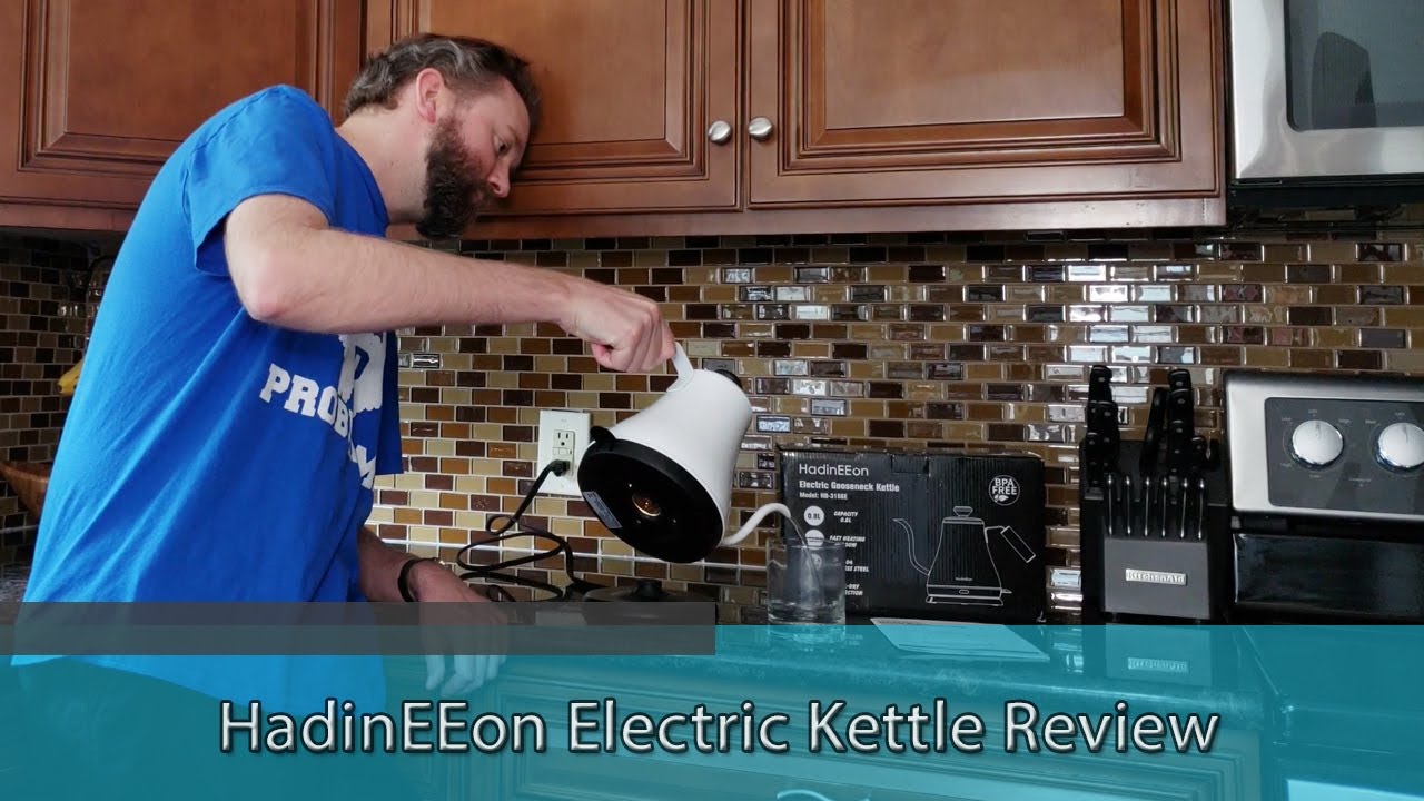 HadinEEon Electric Gooseneck Kettle Review! Worth it? 