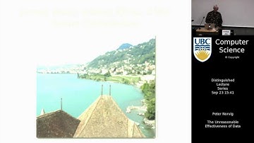 Peter Norvig - The Unreasonable Effectiveness of Data