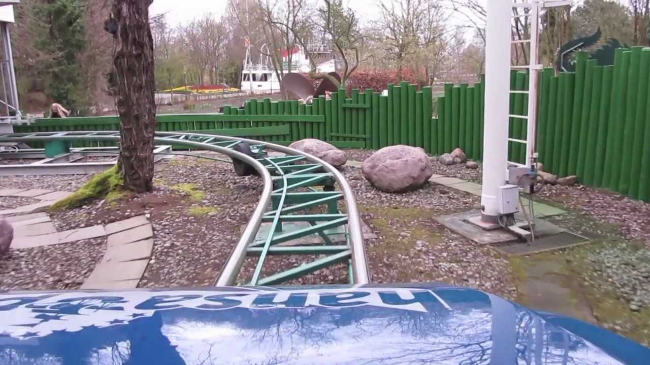 Nessie Superrollercoaster Hansa Park Onride Front-Seat POV