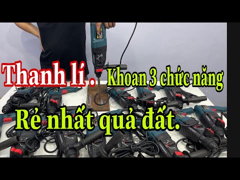 THANH LÍ máy khoan 3 chức năng Q L giá rẻ nhất quả đất /Máy xây dựng Thái Bảo .