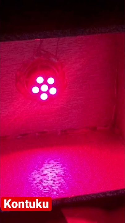 LAMPU STOP LED 6 MATA 2 MODE RGB DAN KEDIP STROBO