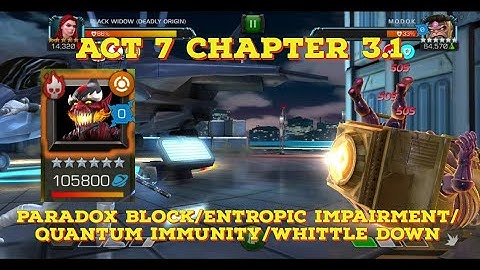 ACT 7.3.1 PARADOX BLOCK/ ENTROPIC IMPAIRMENT/ QUANTUM IMMUNITY/ WHITTLE DOWN