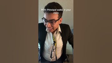 POV: the principal walks into your class 😂