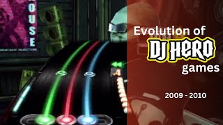 Evolution of DJ Hero games [2009-2010]