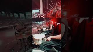 @FitForaKing Eyes Roll Back Live Drum Playthrough by Trey Celaya #shorts
