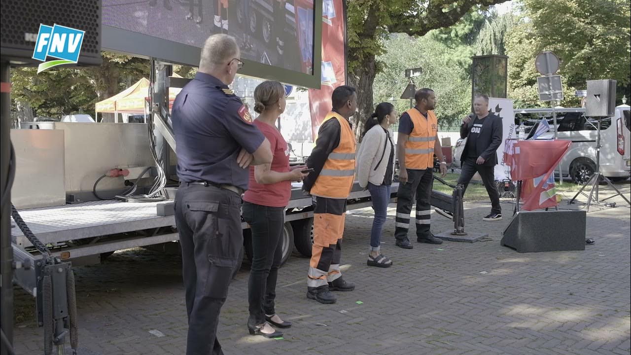 FNV teaser online demonstratie cao Gemeenten YouTube